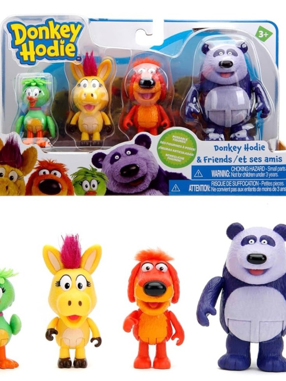 Donkey Hoodie Figures 4 Pack